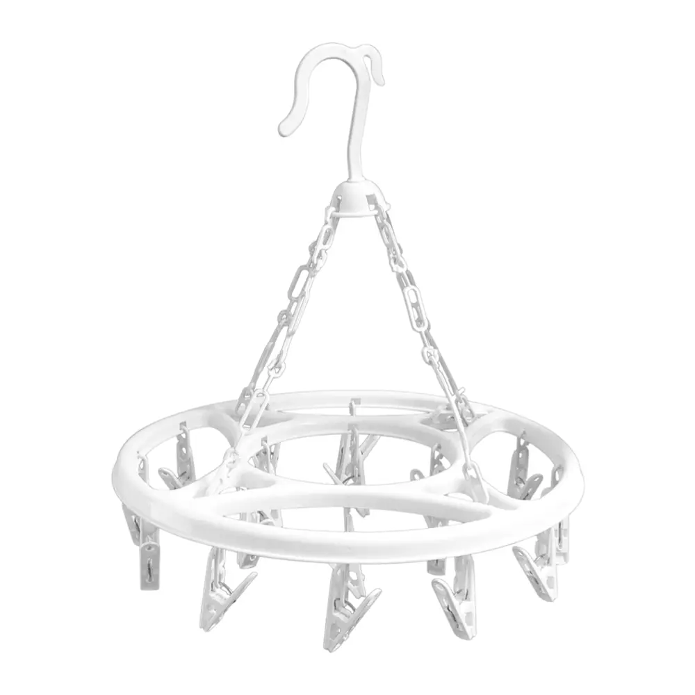 Móc Tròn Phơi Quần Áo, Clip & Dry Hanger Round Clothes Peg, 18 Móc - UNCLE BILLS