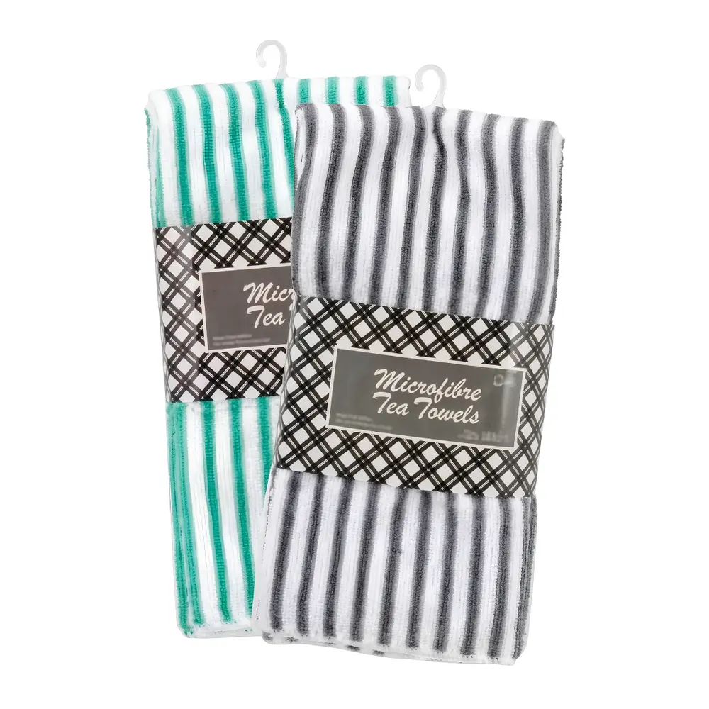 Khăn Sợi Cao Cấp Lau Chén Đĩa, Microfibre Tea Towel, 2 Cái (40 x 60cm) - UNCLE BILLS