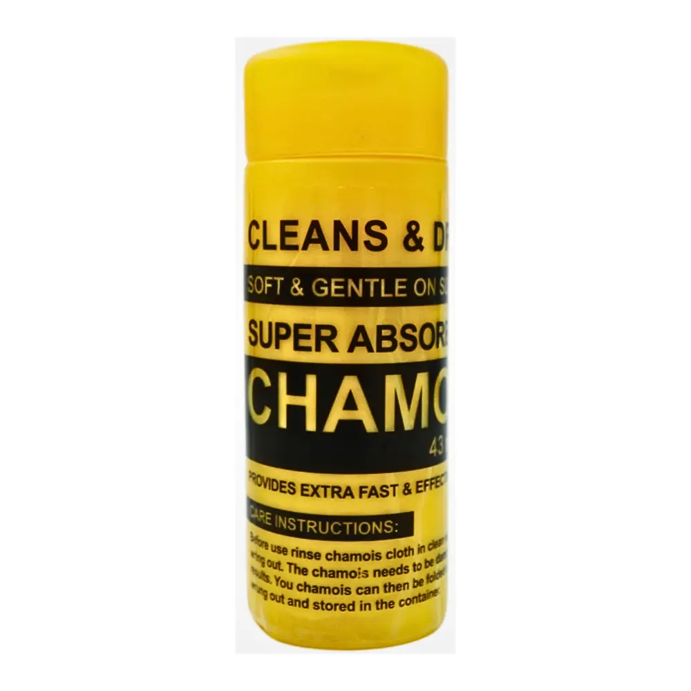 Khăn Lau Siêu Thấm, Cleans & Dries, Super Absorbent Chamois in Cylinder (43 x 32cm) - UNCLE BILLS