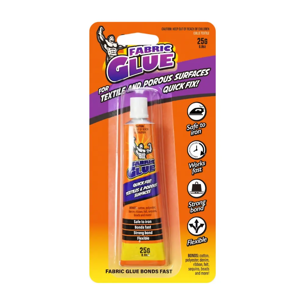 Keo Dán Bề Mặt Vải & Xốp, Fabric Glue for Textiles & Porous Surfaces, 0.8 oz (25g) - UNCLE BILLS