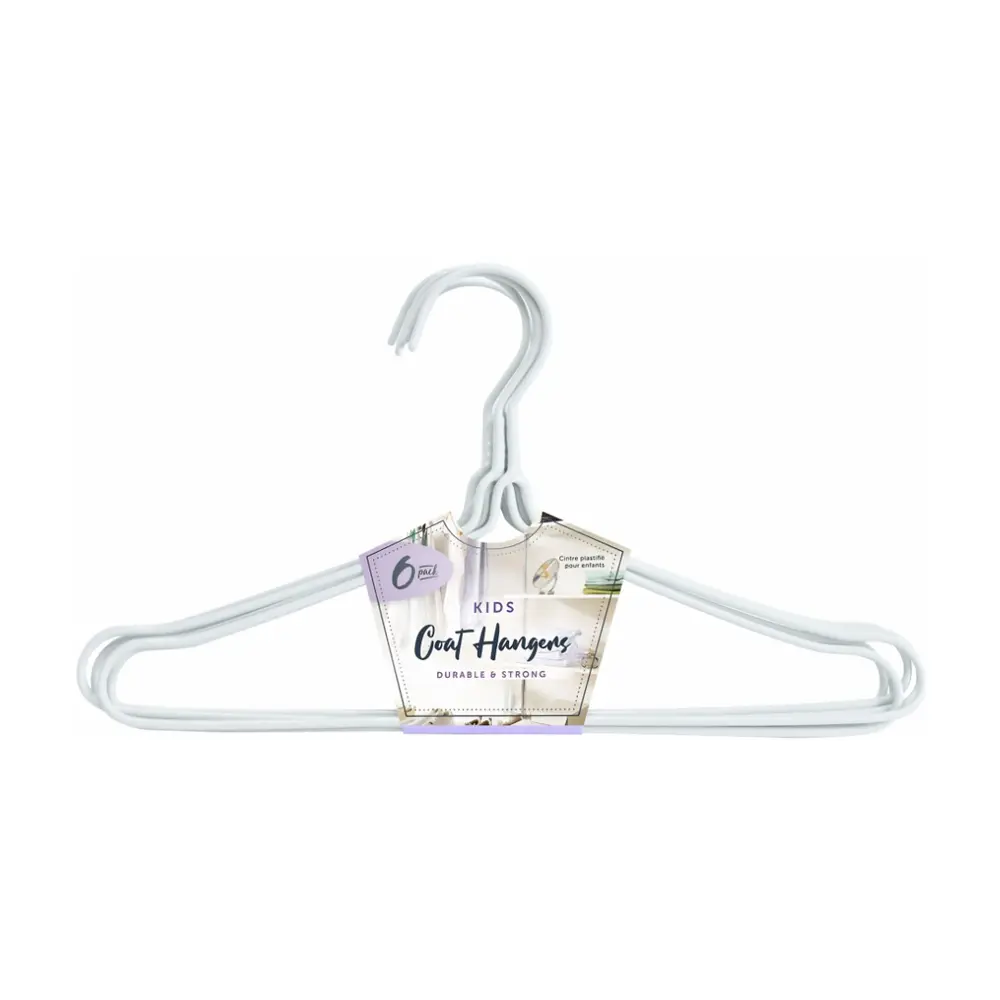Móc Treo Quần Áo Trẻ Em (Nhiều Mẫu), Kids, Coat Hanger, 6 Cái - UNCLE BILLS