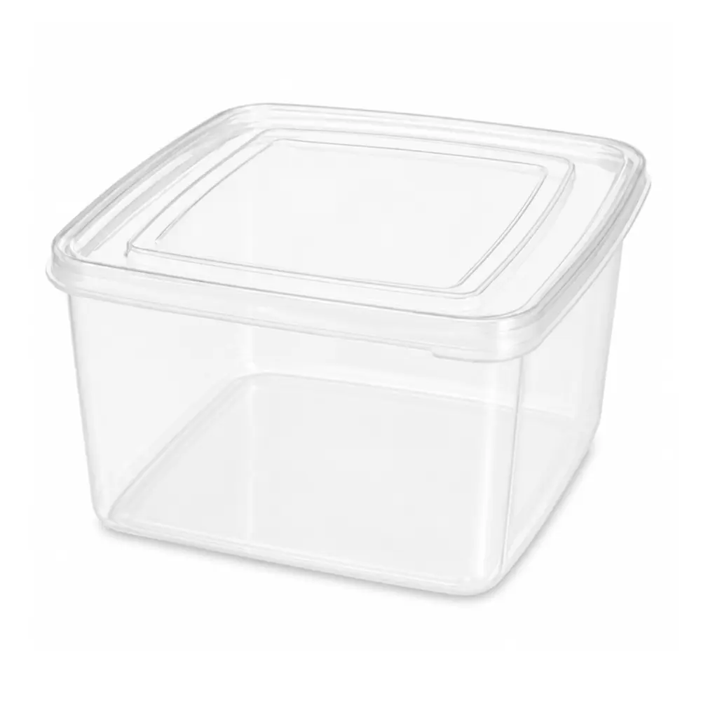 Hộp Nhựa Vuông Đựng Thức Ăn, Square Food Storage Container, BPA Free (4L) - UNCLE BILLS