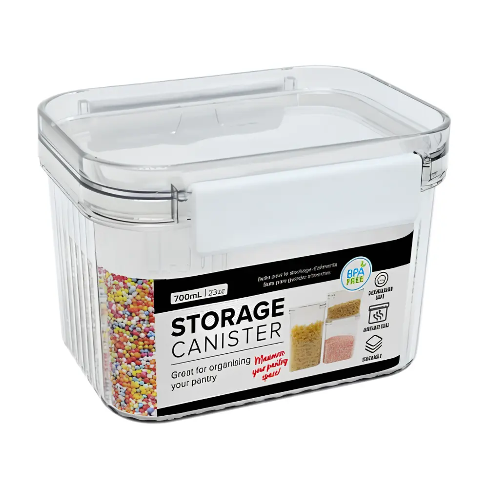 Hộp Đựng Thực Phẩm, Food Storage Cannister with Clip Lid, BPA Free (700ml) - UNCLE BILLS