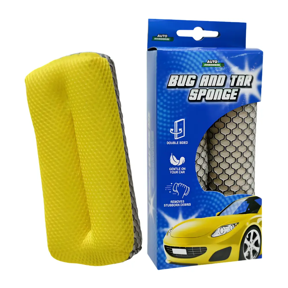 Miếng Bọt Biển 2 Mặt Chùi Rửa Xe Hơi, Auto Accessories, Double-Sided Bug & Tar Sponge - UNCLE BILLS