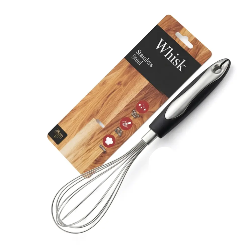 Cây Đánh/Khuấy Trứng Bằng Thép Không Gỉ, Stainless Steel Whisk (28cm) - UNCLE BILLS