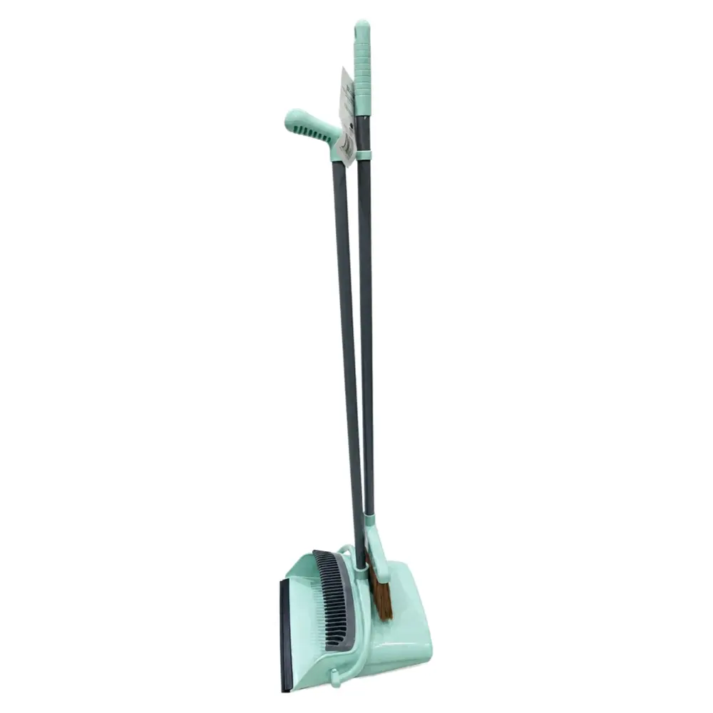 Bộ Chổi & Ki Hốt Rác Cán Dài, Long Handle Broom & Dustpan Set (85cm) - DR SHINE
