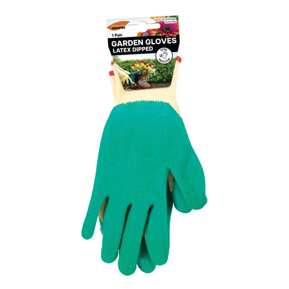 Găng Tay Nhựa Làm Vườn, Backyard Growing, Latex Dipped Garden Gloves, 1 Cặp - UNCLE BILLS