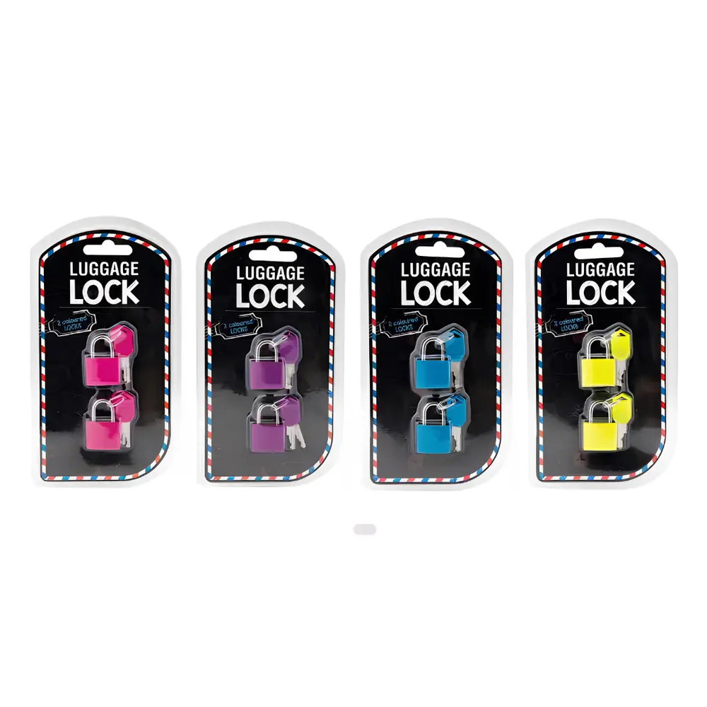 Ổ Khóa Hành Lý & Chìa Khóa (Nhiều Mẫu), Travel Luggage Lock, 2 Bộ - UNCLE BILLS