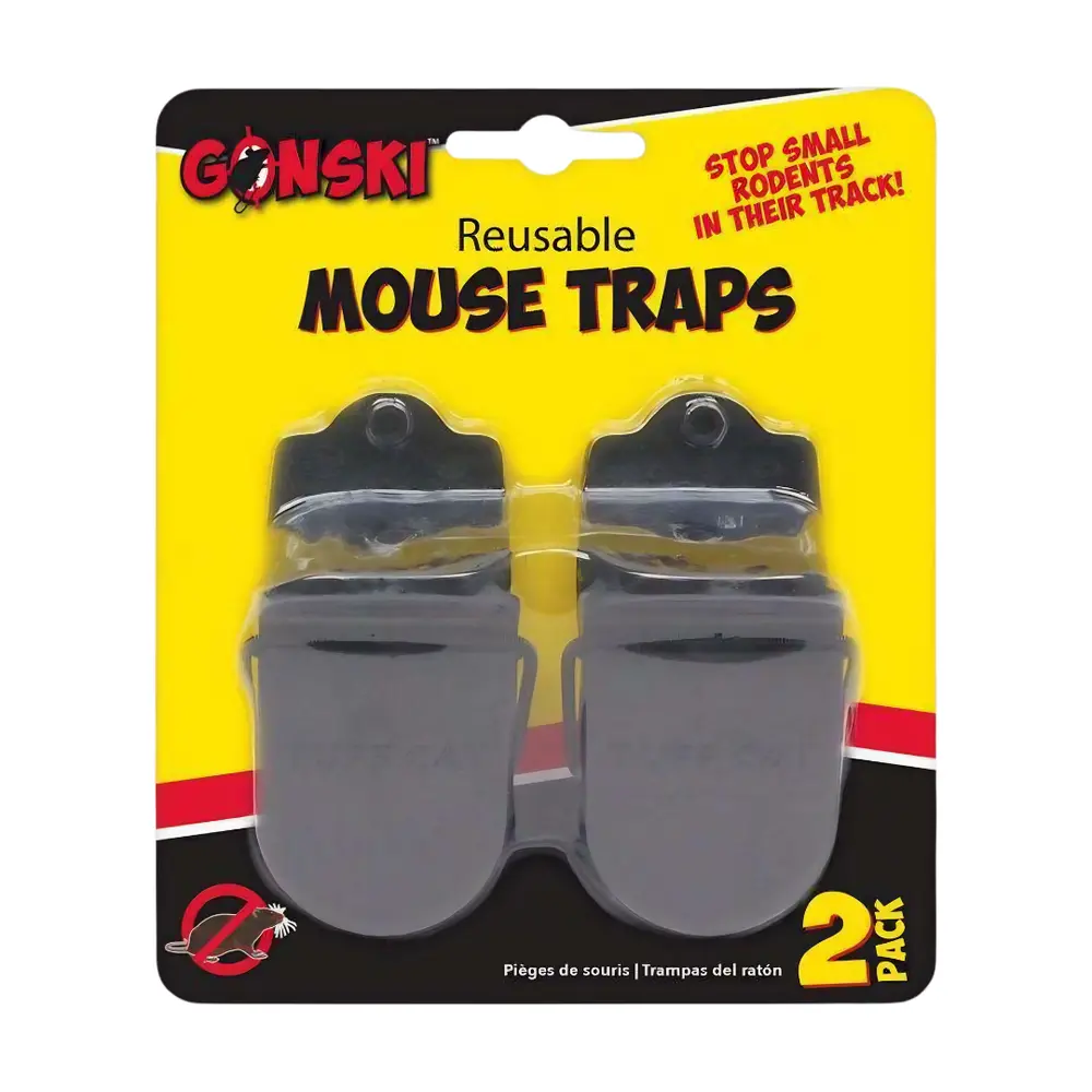 Đồ Bẫy Chuột Có Thể Tái Sử Dụng, Gonski, Reusable Mouse Traps, 2 Cái - UNCLE BILLS