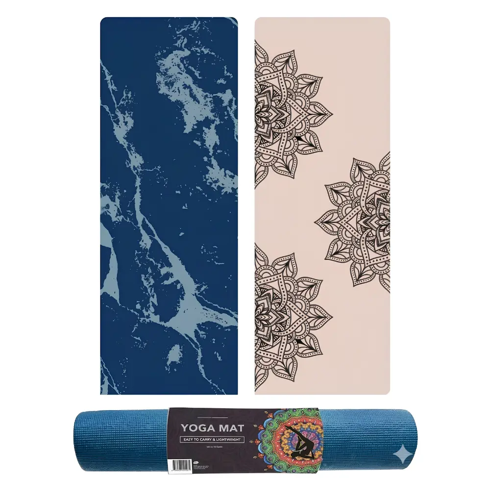 Thảm Tập Yoga In Hoa Văn (Nhiều Mẫu), Printed Yoga Mat (61 x 173cm) - UNCLE BILLS
