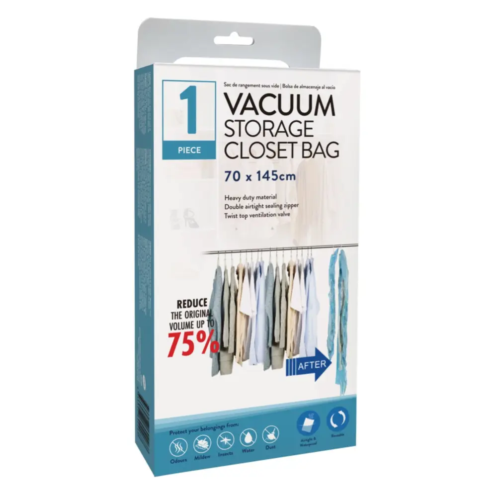 Túi Hút Chân Không Đựng Quần Áo, Vacuum Storage Closet Bag (70 x 145cm) - UNCLE BILLS