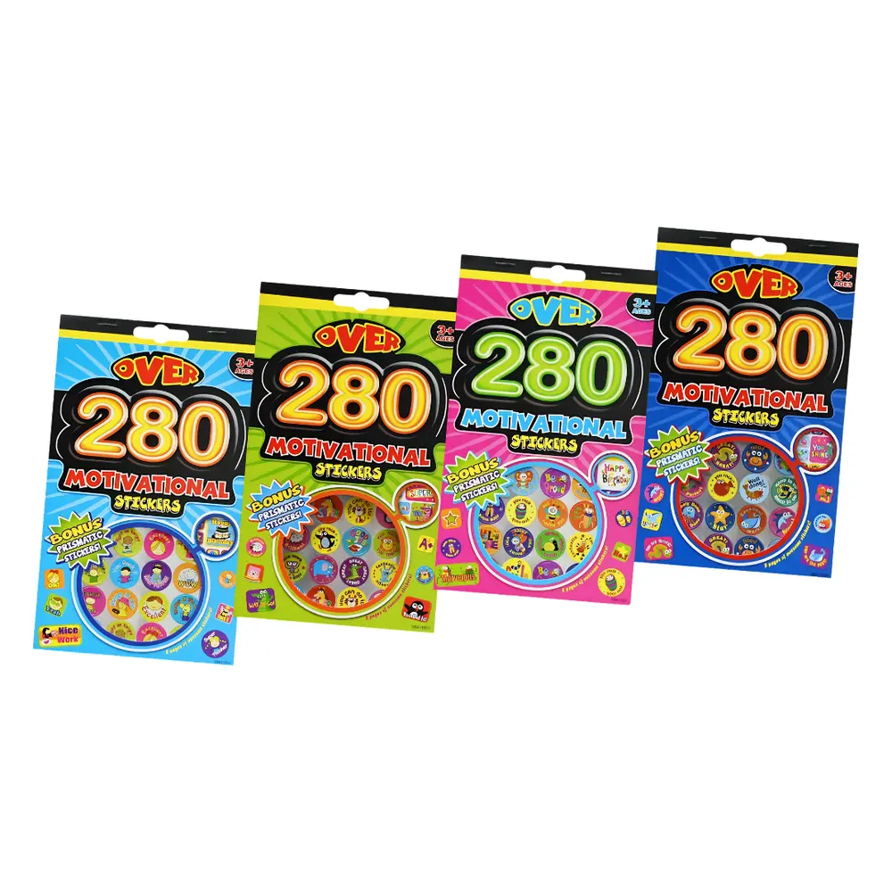 Nhãn Dán Thông Điệp Tạo Động Lực, Over 280 Motivational Stickers - UNCLE BILLS