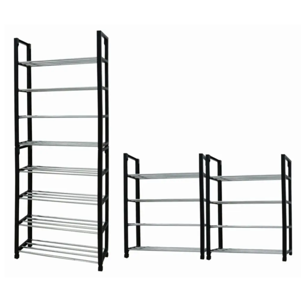 Kệ Để Giày 8 Tầng Bằng Thép Không Gỉ, Shoe Rack, 8 Tier or Double 4 Tier (49 x 18 x 135cm) - UNCLE BILLS