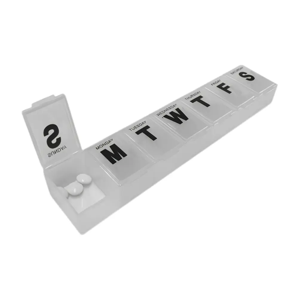 Hộp Đựng Thuốc 7 Ngày, Senior Aid, 7-Day Jumbo Pill Box (23 x 5cm) - UNCLE BILLS