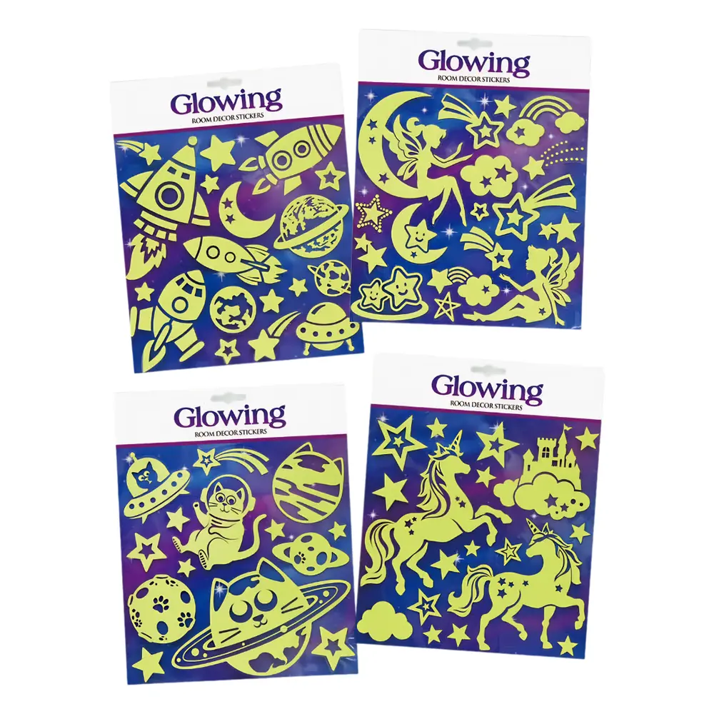 Hình Dán Tường Dạ Quang (Nhiều Mẫu), Glowing Room Decor Stickers - UNCLE BILLS