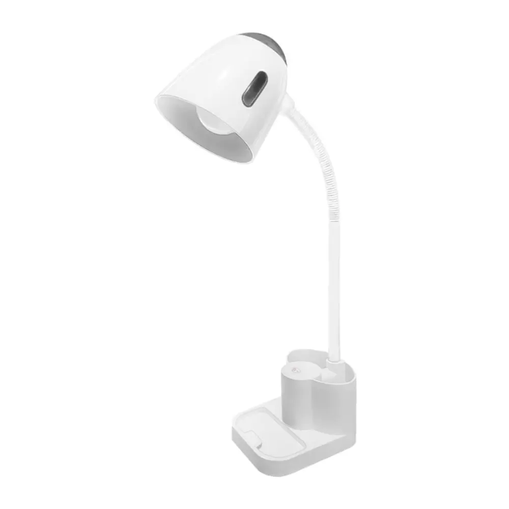 Đèn Bàn Bảo Vệ Thị Lực Có Khớp Xoay & Hộp Cắm Bút, Eye-Protection Desk Lamp with Flexible Joint & Pen Holder, Soft Daylight, 220V - DIEN QUANG