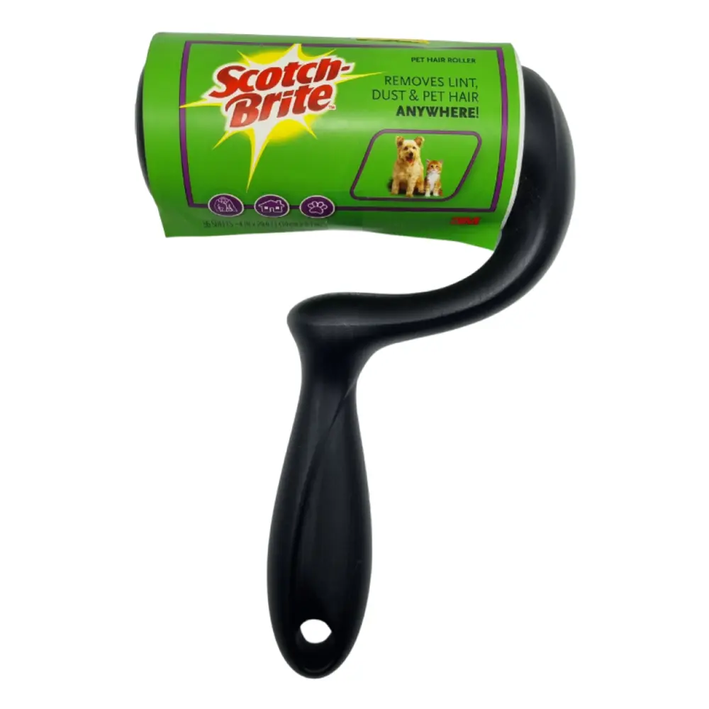Cây Lăn Bụi & Lông Thú Cưng, Scotch-Brite, Dust & Pet Hair Roller, 56 Tờ (10cm x 9.1m) - 3M
