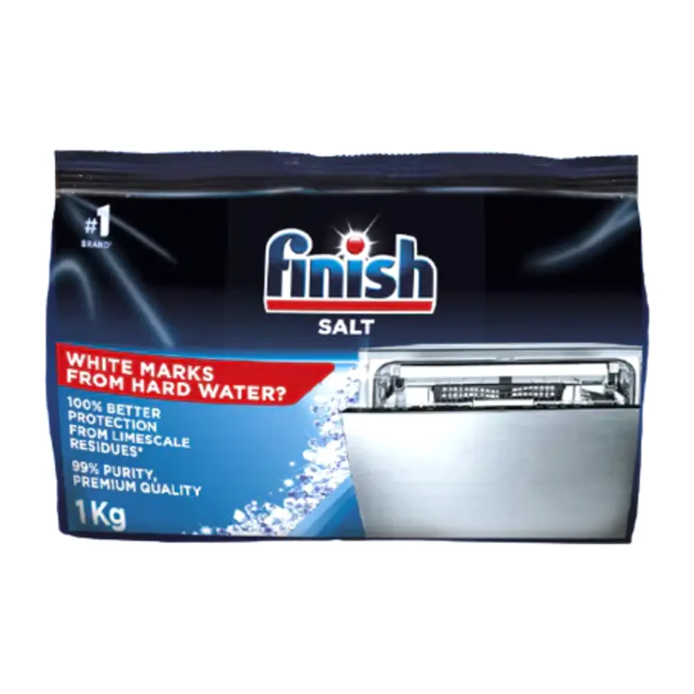 Muối Cho Máy Rửa Chén Bát, Salt for Dishwashers (1kg) - FINISH