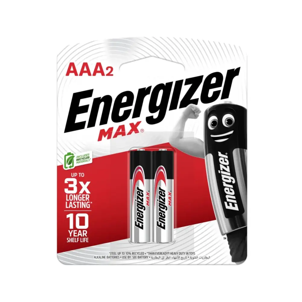 Pin AAA, Max, AAA Battery 1.5V, 2 Cục - ENERGIZER
