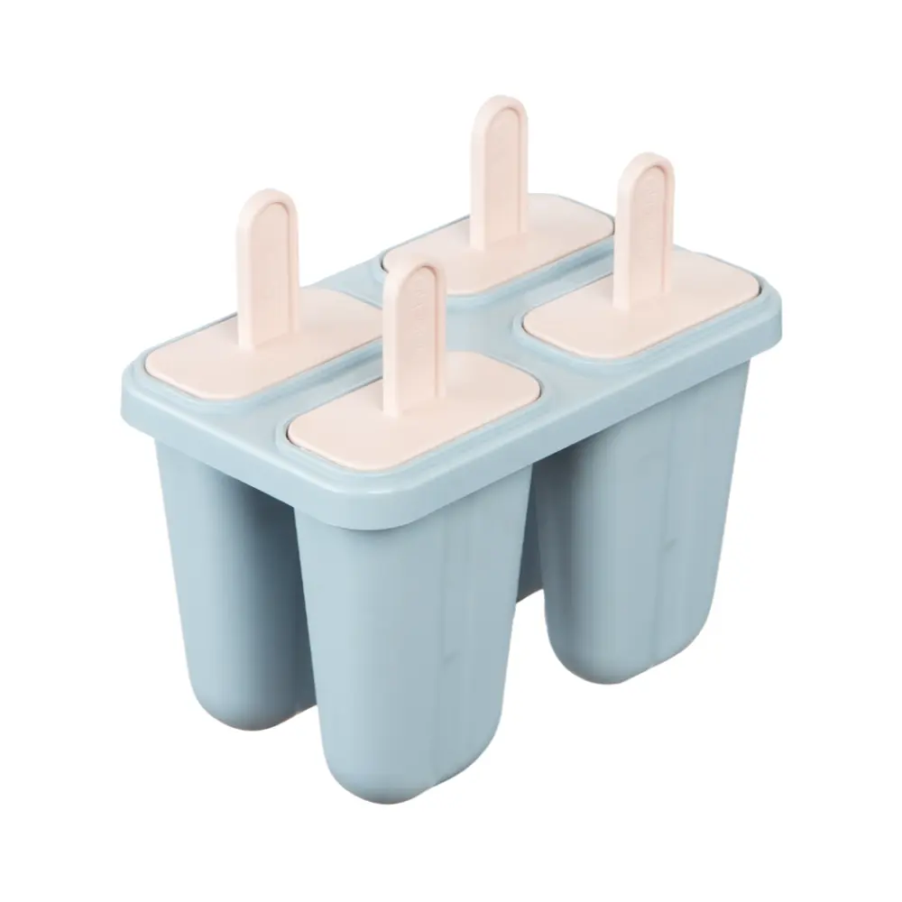 Khuôn Làm Kem, Kari Ice Cream Mold, 4 Khuôn (143 x 87 x 133mm) - INOCHI