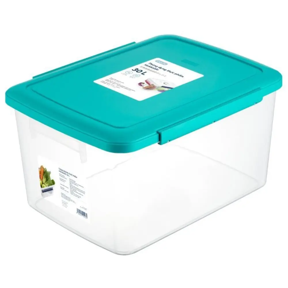 Thùng Đựng Thực Phẩm, Hokkaido Large Food Storage Container, 30L (472 x 353 x 249mm) - INOCHI