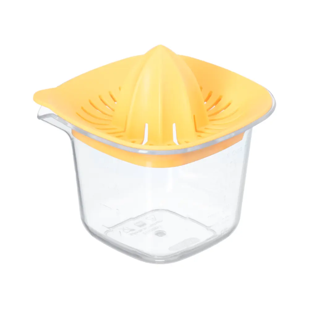 Bộ Vắt Cam Chanh Thân Trong, Yoko Orange & Lemon Squeezer, Transparent Body Set, 500ml (129 x 129 x 136mm) - INOCHI