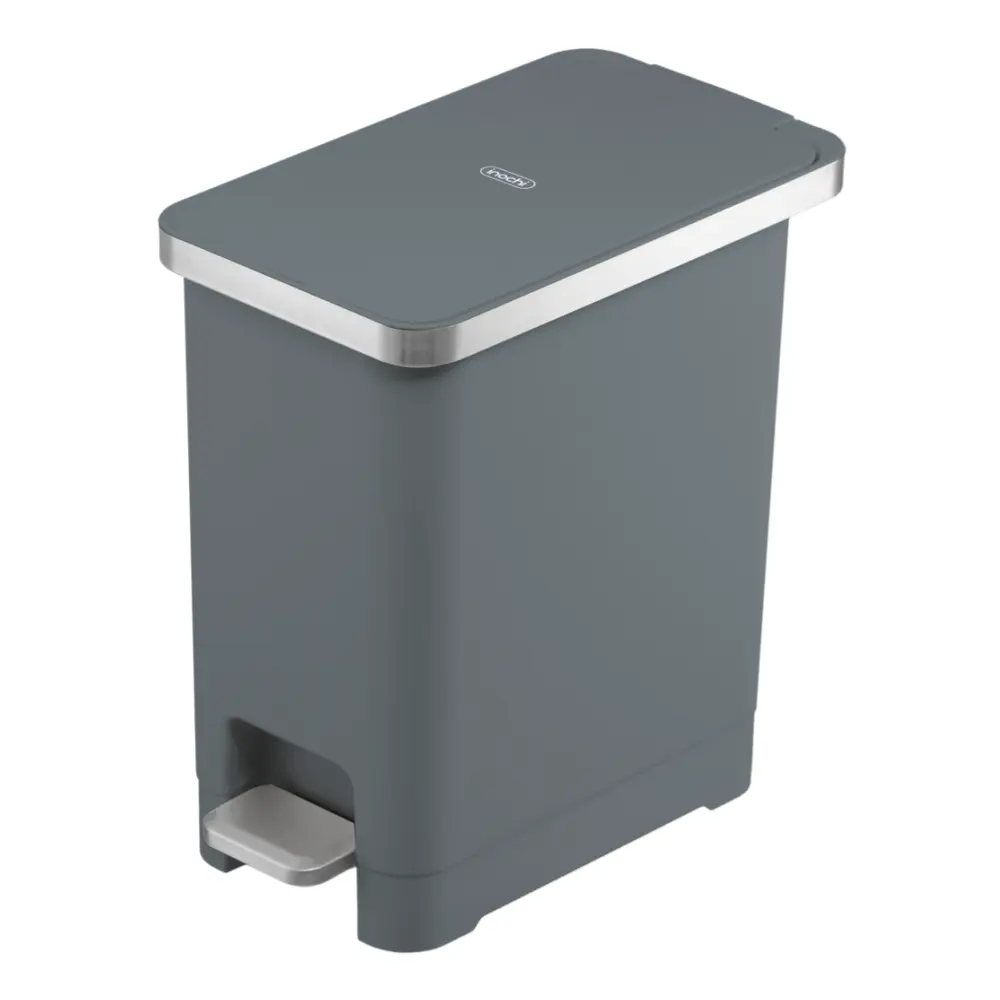 Thùng Rác Đạp, Hiro Hana Step Bin, 10L (295 x 175 x 321mm) - INOCHI