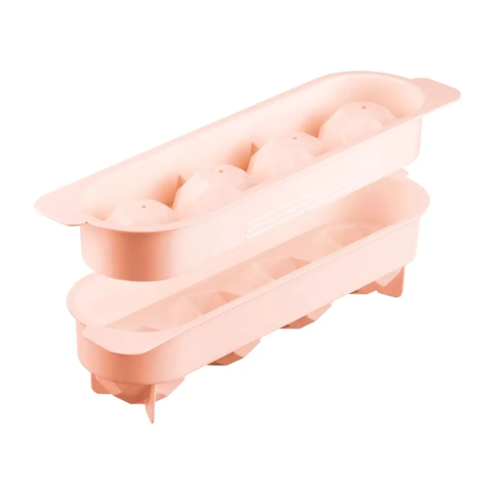 Khay Đá Tròn, Kari Sphere Ice Tray, 4 Viên (279 x 80 x 65mm) - INOCHI
