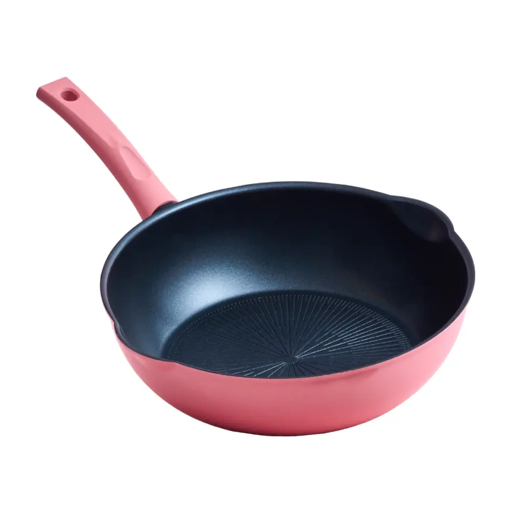 Chảo Chống Dính, Omi Stellar Non-Stick Wok Pan, 28cm (463 x 280 x 80mm) - INOCHI