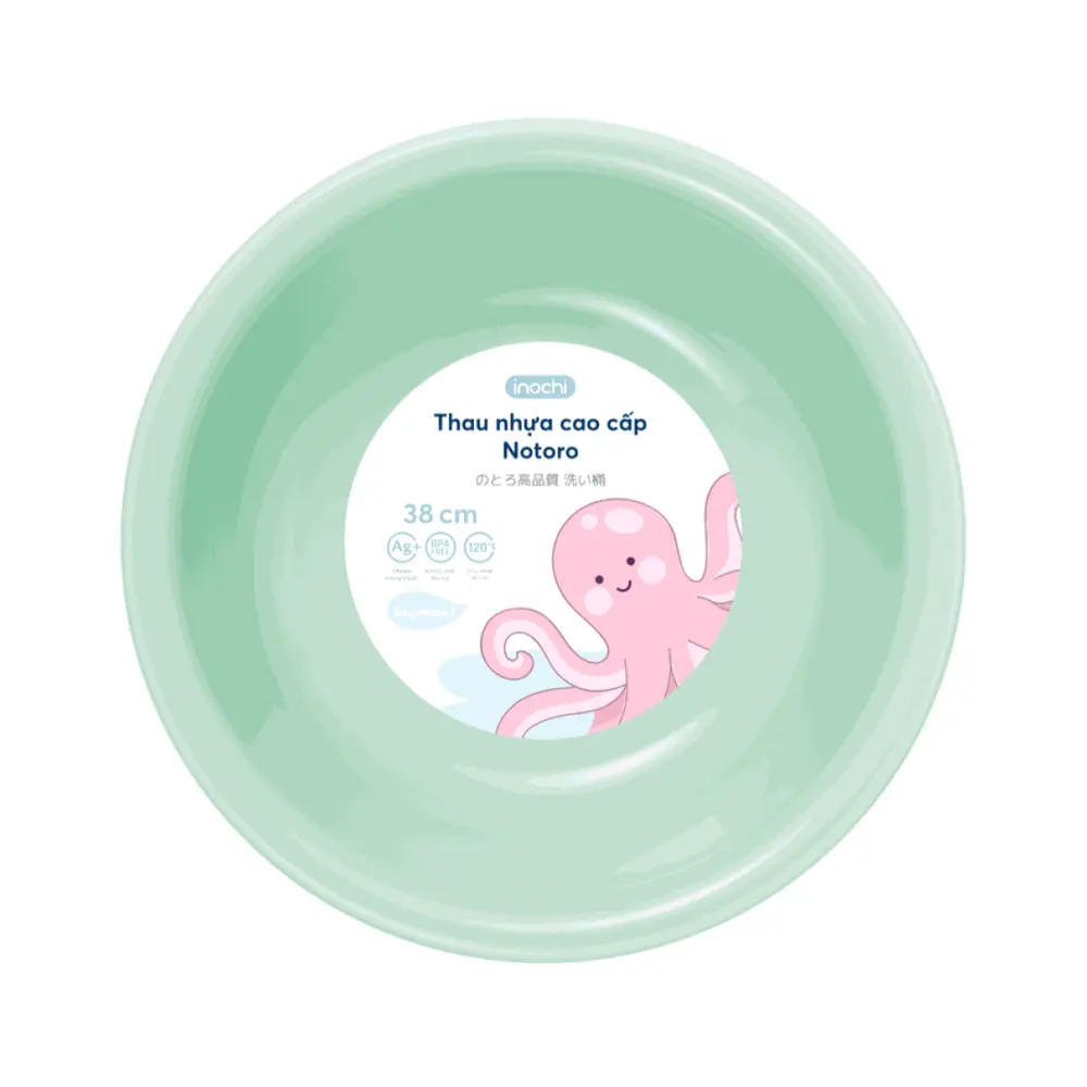 Thau Nhựa Cao Cấp, Notoro Washing Up Bowl, 38cm (380 x 380 x 120mm) - INOCHI