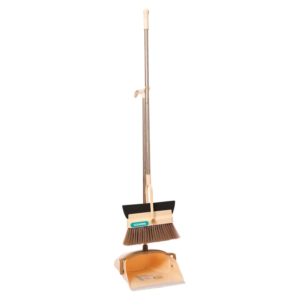 Bộ Chổi & Ky Đa Năng (Nhiều Màu), 2 in 1 Broom & Dustpan Set - INOCHI