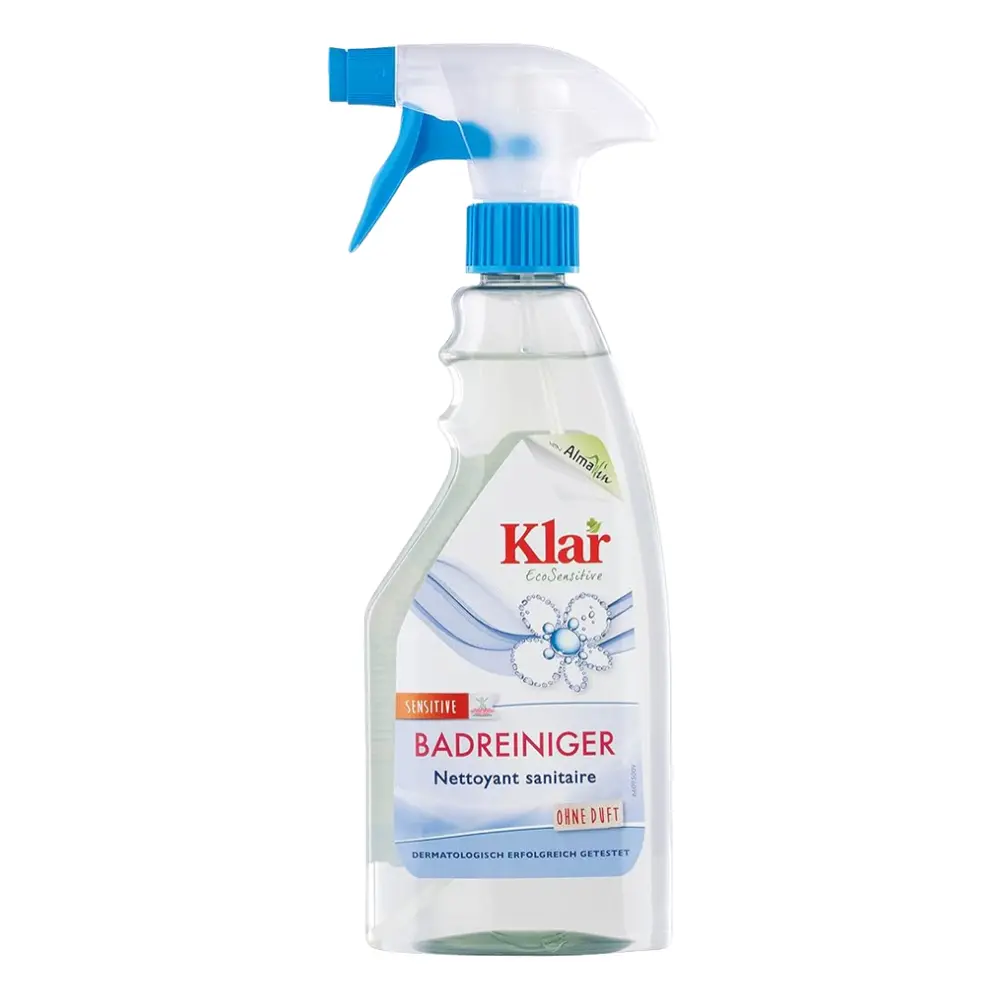 Xịt Tẩy Rửa Nhà Tắm Không Mùi, Bathroom Cleaner, Sensitive Fragrance-Free (500ml) - KLAR