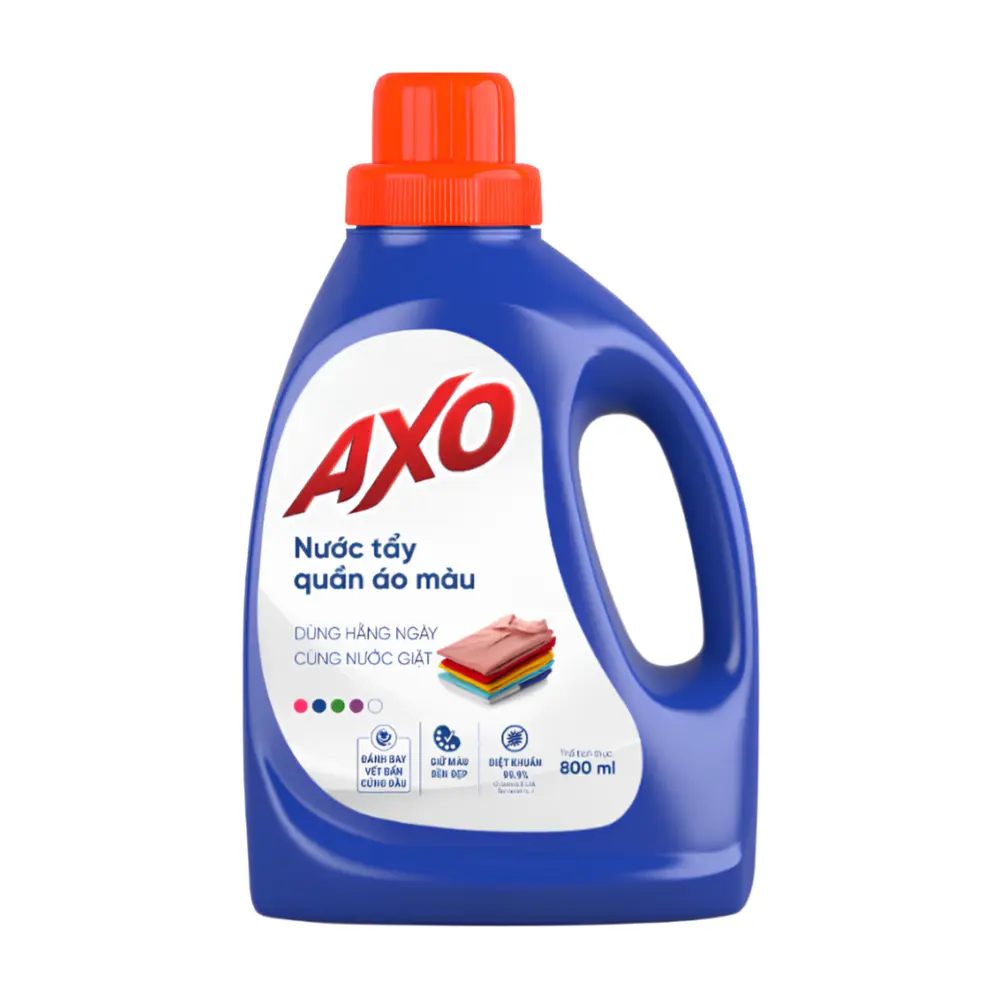 Nước Tẩy Quần Áo Màu Hương Tươi Mát, Color-Safe Liquid Bleach, Fresh (800ml) - AXO