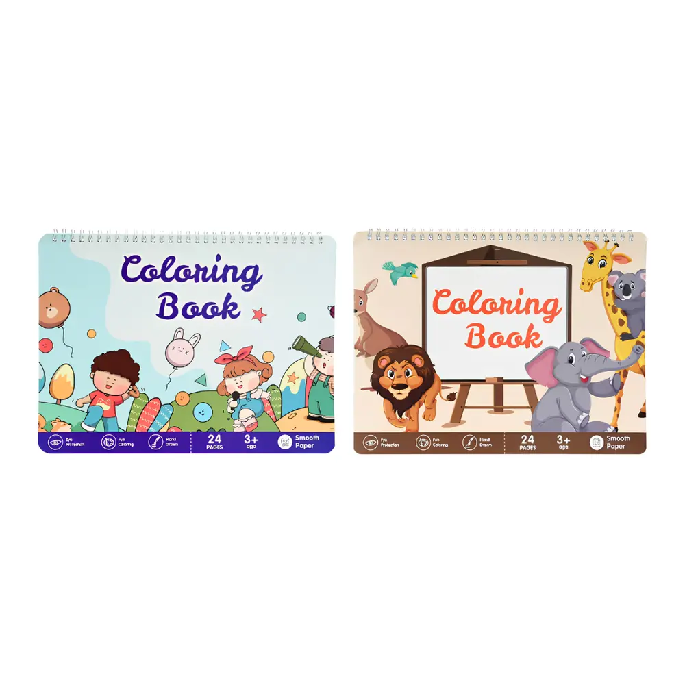 Sách Tô Màu (Nhiều Mẫu), Coloring Book, 24 Trang - UNCLE BILLS