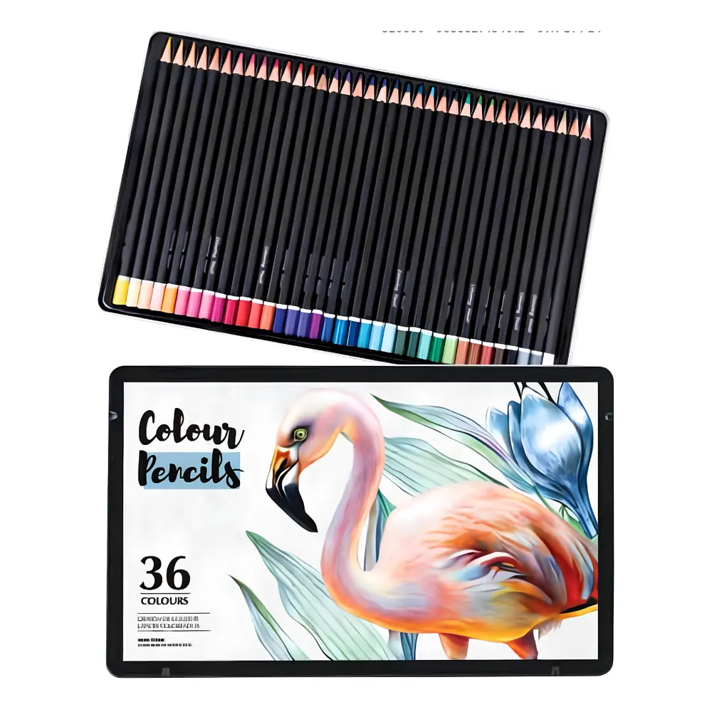Bút Chì Màu Cao Cấp, Non-Toxic Colour Pencils Deluxe, 36 Màu - UNCLE BILLS