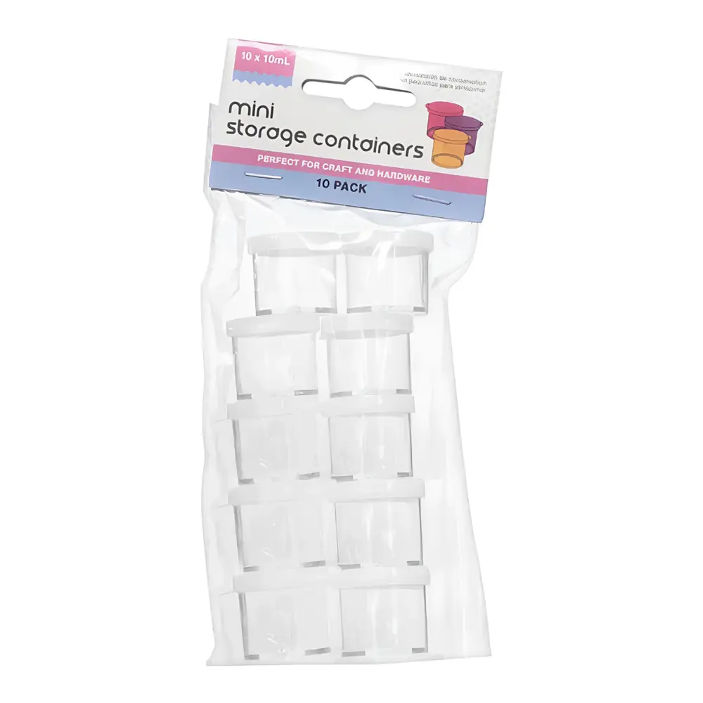 Hũ Đựng Mini, Mini Storage Containers, 10 Cái (10ml) - UNCLE BILLS