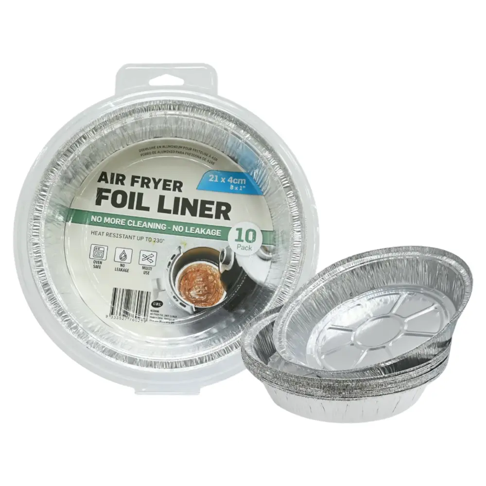 Giấy Bạc Lót Nồi Chiên Không Dầu, Air Fryer Foil Liner, 10 Cái (21 x 4cm) - UNCLE BILLS
