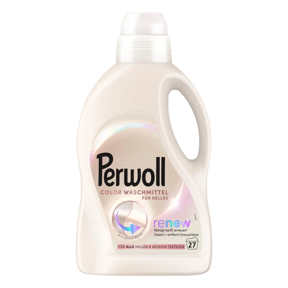 Nước Giặt Quần Áo Màu Sáng, Renew Color Waschmittel fur Helles, 27 Lần Giặt (1.35L) - PERWOLL