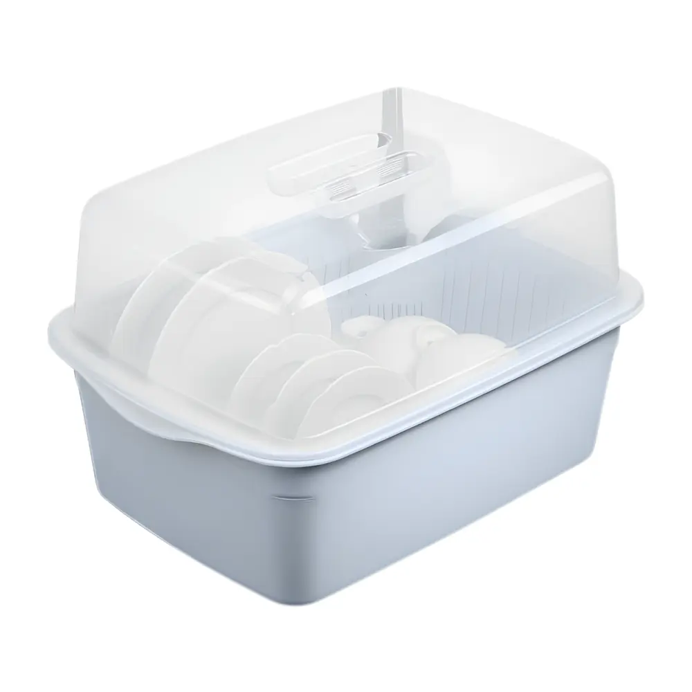 Kệ Chén Bát Có Nắp, Tokyo Dish Drainer with Cover (469 x 336 x 275mm) - INOCHI