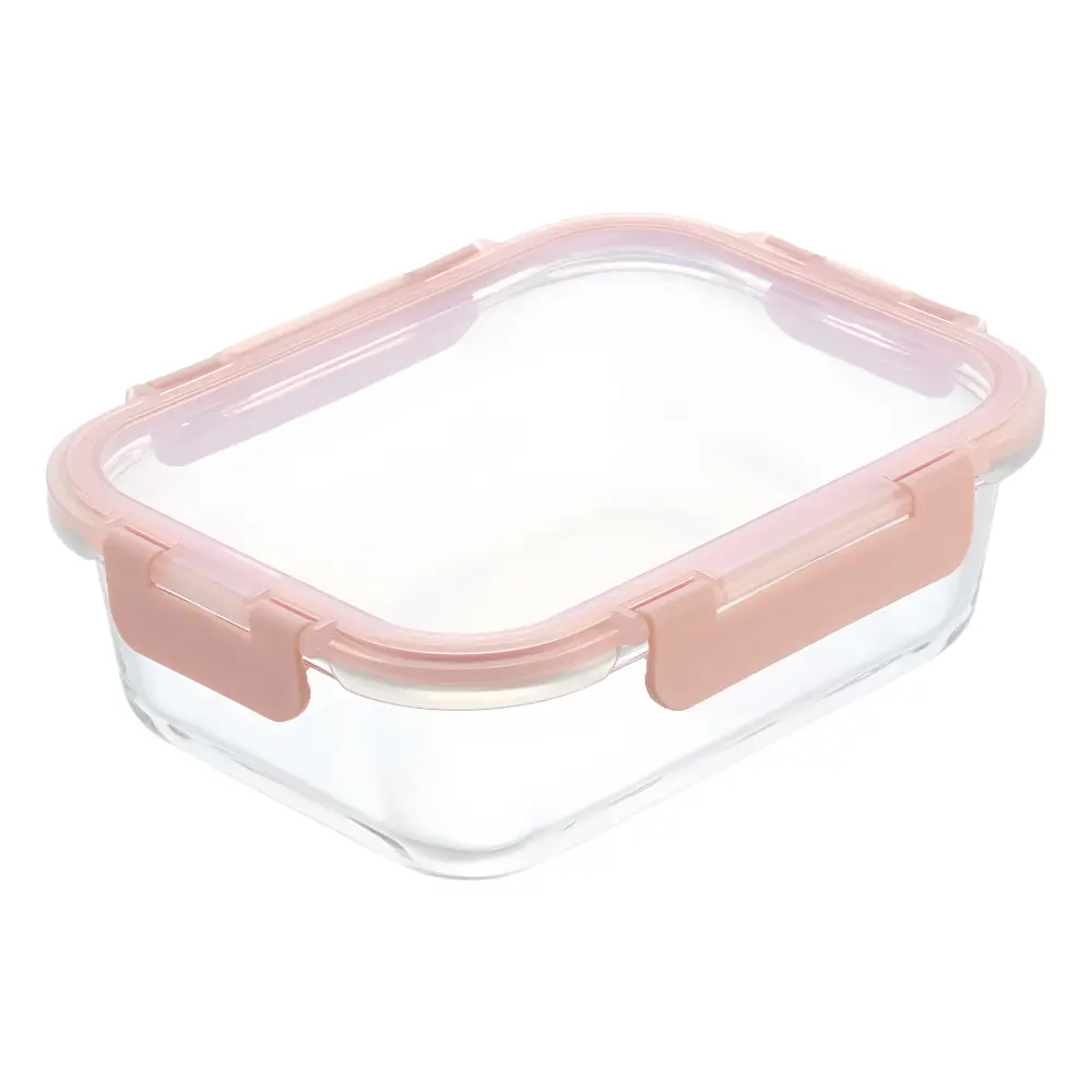 Hộp Thủy Tinh Chữ Nhật, Nikko Pure Rectangle Glass Storage Container, 1050ml (210 x 159 x 68mm) - INOCHI