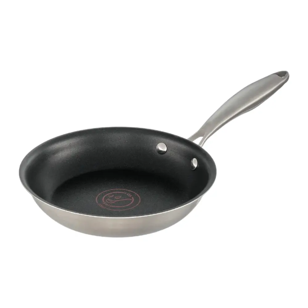 Chảo Inox Chống Dính Nguyên Khối, Omi Essential Non-Stick Stainless Steel Frying Pan, 20cm (395 x 200 x 45mm) - INOCHI