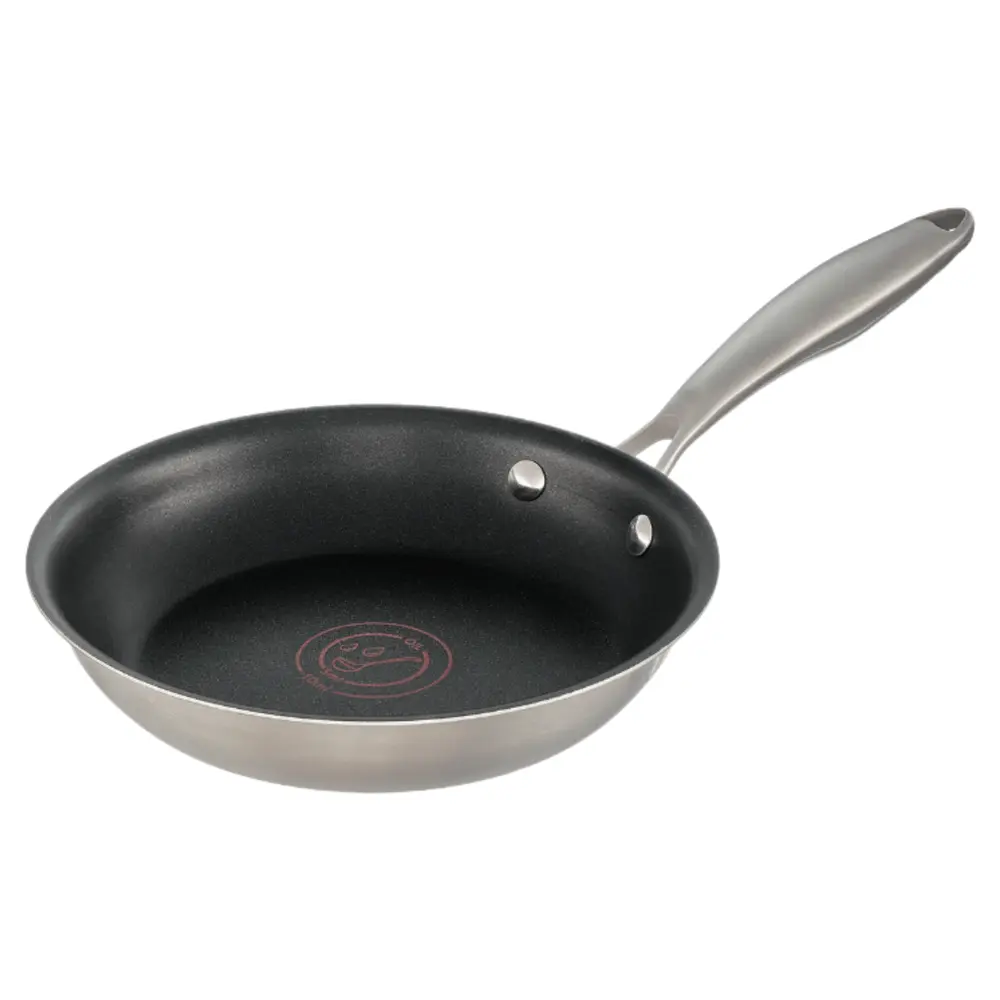 Chảo Inox Chống Dính Nguyên Khối, Omi Essential Non-Stick Stainless Steel Frying Pan, 24cm (466 x 240 x 50mm) - INOCHI