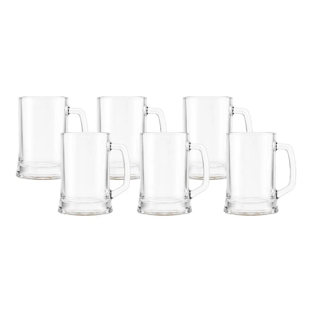 Cốc Uống Bia, Hakone Bold Beer Glass, 6 Cái, 500ml (85.5 x 122 x 136mm) - INOCHI