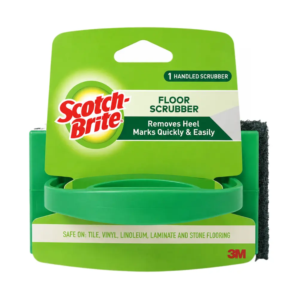 Bàn Chải Cọ Sàn Siêu Sạch, Scotch-Brite, Floor Scrubber with Handle - 3M