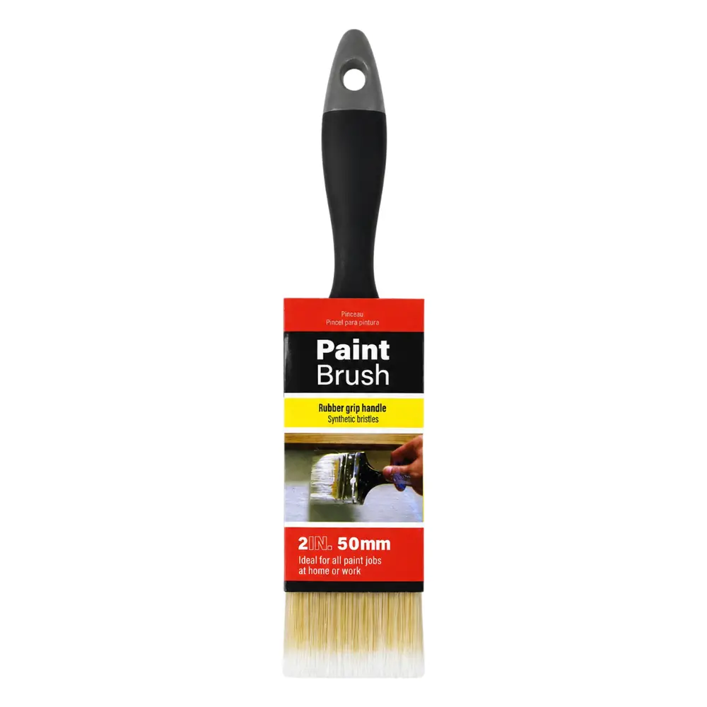 Cọ Sơn Cán Cao Su, Paint Brush with Rubber Grip Handle (50mm) - UNCLE BILLS