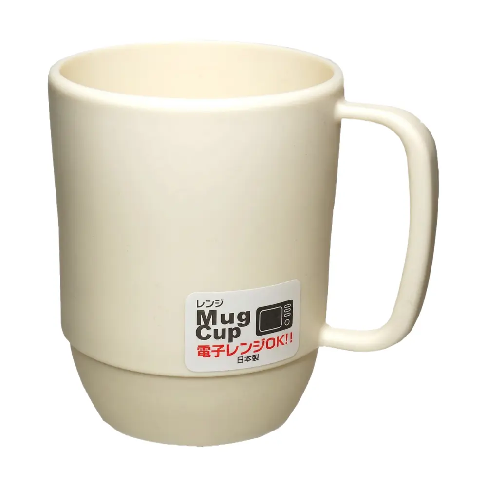 Ly Nhựa Dùng Được Lò Vi Sóng, Microwavable Mug Cup (350ml) - INOMATA