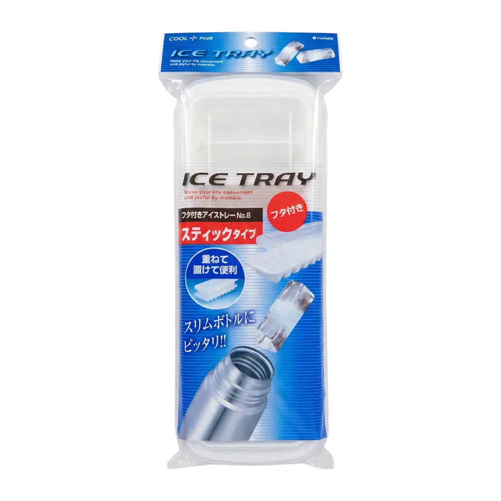 Khay Đá Viên, Ice Tray, 8 Ô (9.4 x 26.7 x 3.9cm) - INOMATA