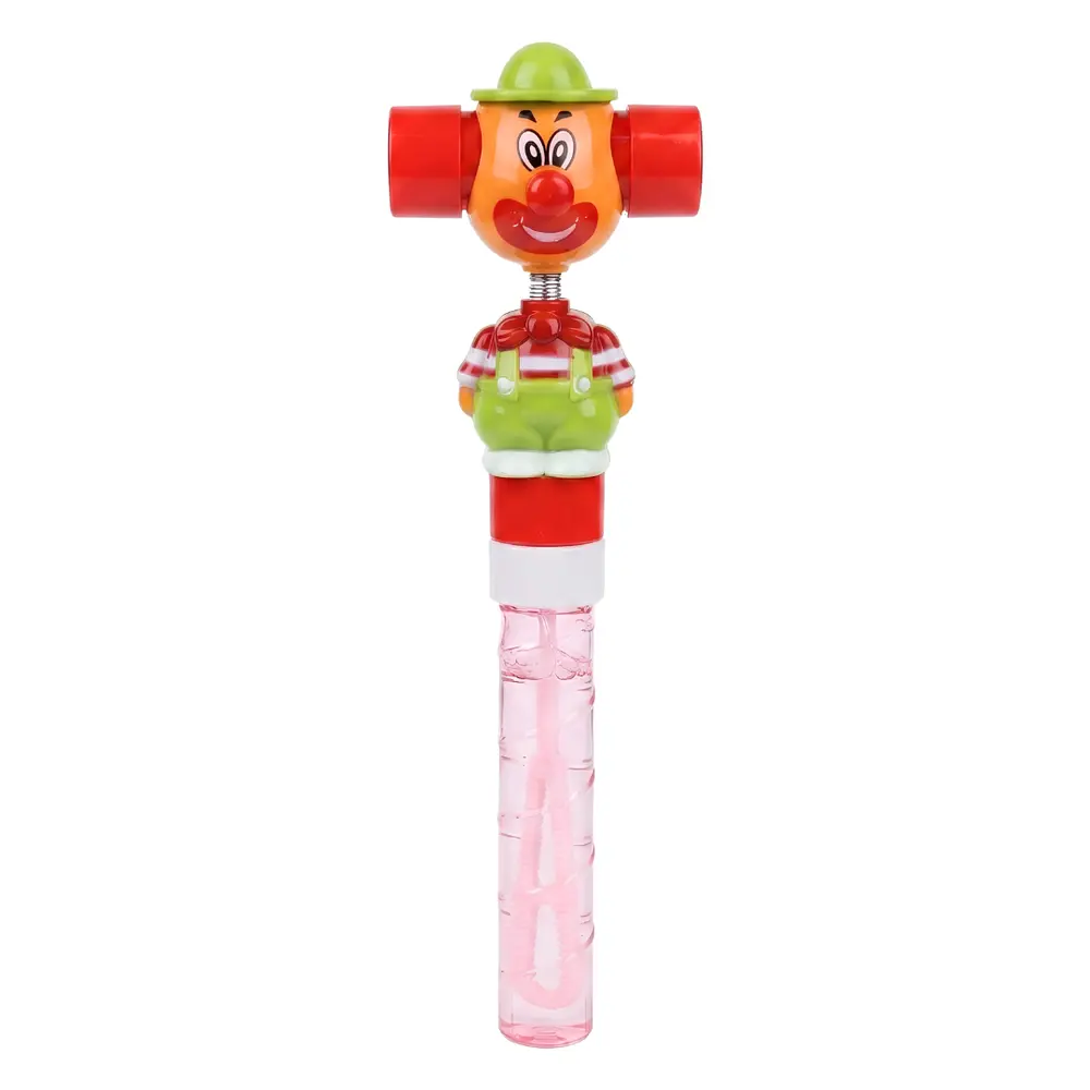 Đồ Thổi Bong Bóng Có Kèn Hình Chú Hề, Clown Squeaky Bubble Wand (50ml) - UNCLE BILLS
