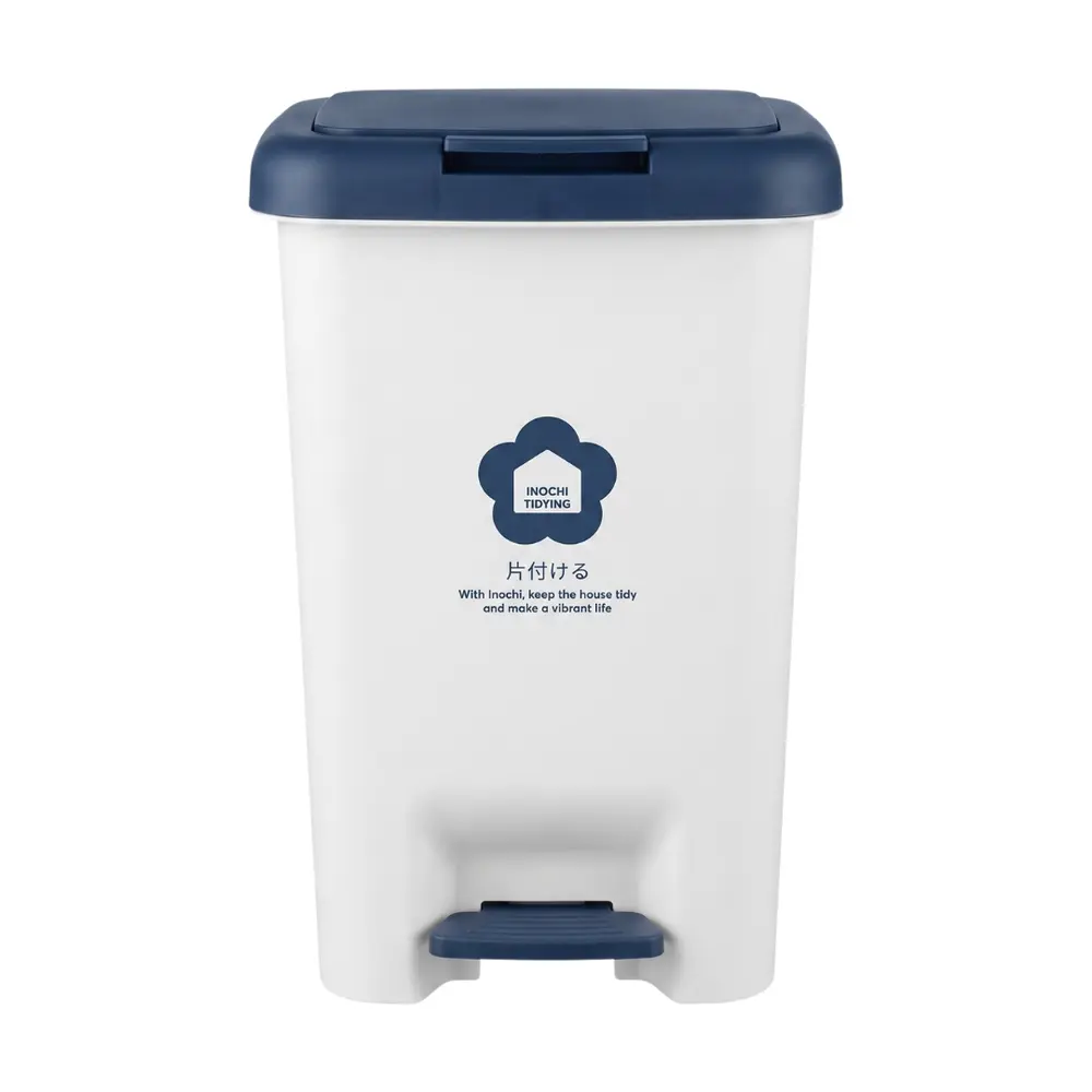 Thùng Rác Đạp Hình Chữ Nhật, Hiro Rectangle Pedal Bin, 10L (200 x 272 x 351mm) - INOCHI