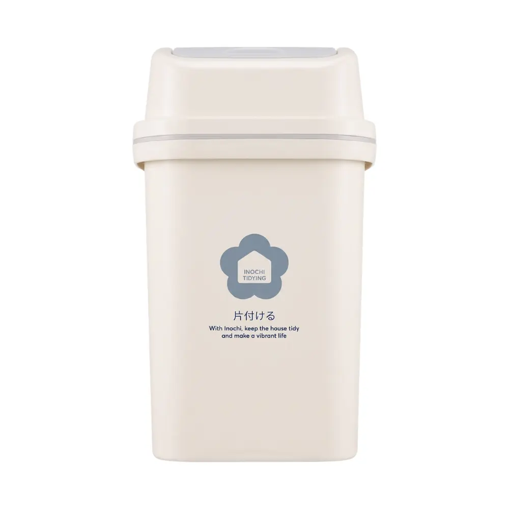 Thùng Rác Nắp Lật, Hiro Flip Lid Waste Bin, 5L (226 x 167 x 300mm) - INOCHI